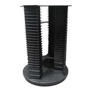 Fellowes Rotating CD Storage Tower Stand Compact Disk Music Cd's Holder 112